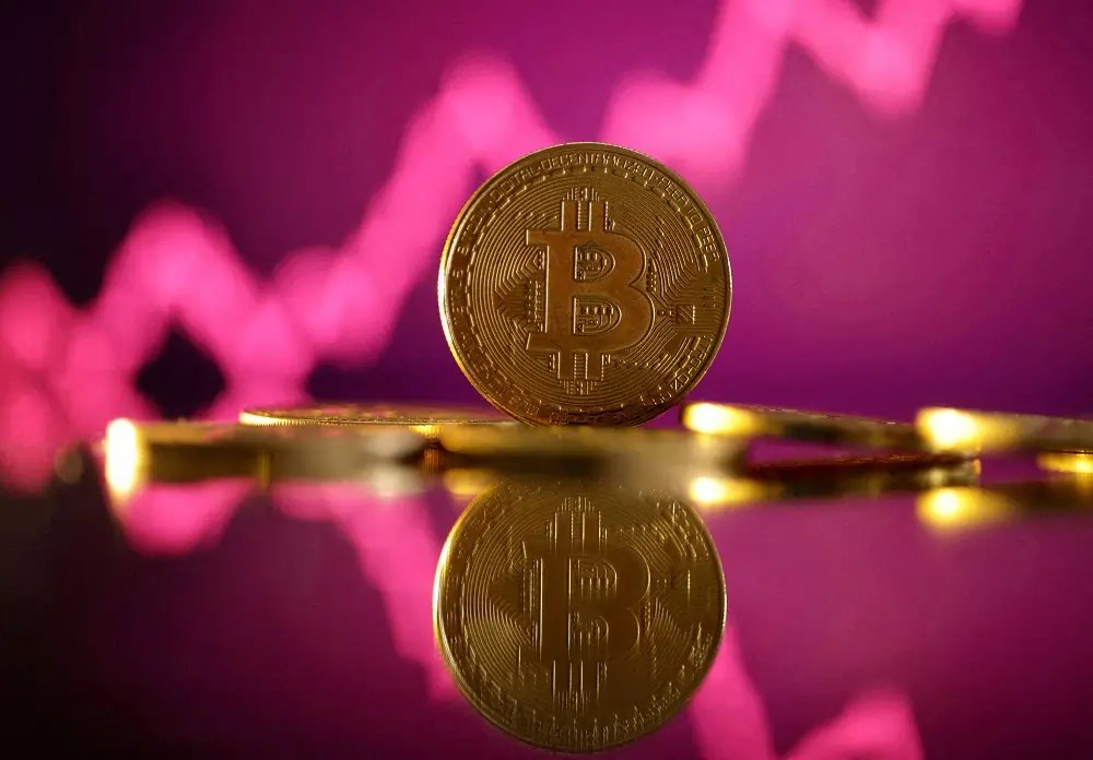 Graph showing Bitcoin price surge above $106,000 amid strategic reserve speculation - Global Banking & Finance Review