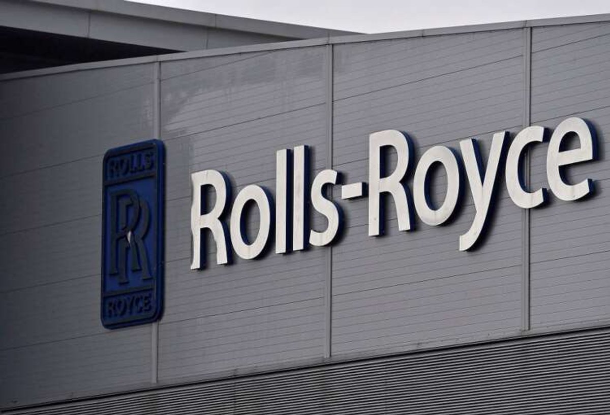 FILE PHOTO: A Rolls-Royce logo is seen at the company’s aerospace engineering and development site in Bristol