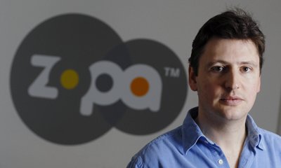 Giles Andrews, Zopa CEO, celebrating the $1 billion lending milestone - Global Banking & Finance Review