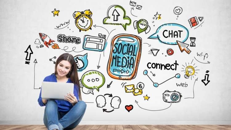 Graphic illustrating social media marketing strategies to boost website traffic - Global Banking & Finance Review