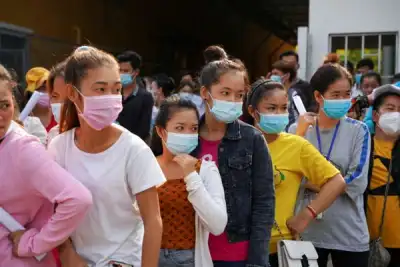 Image for Cambodia’s garment workers struggle to pay debts as lockdown bites
