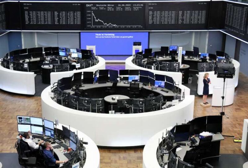 Image for European shares steady at the end of brutal week