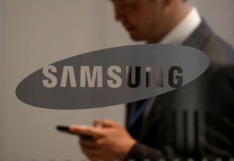 Samsung Electronics logo at Seoul office, highlighting Q2 profit surge - Global Banking & Finance Review