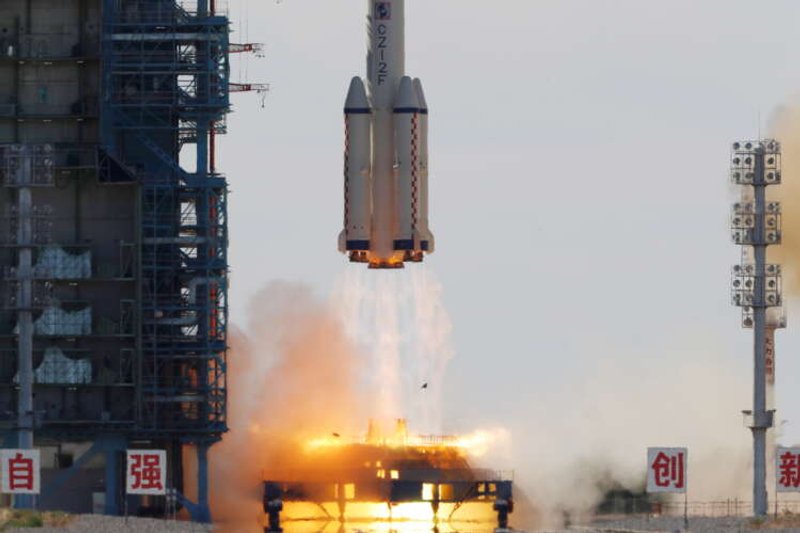 Image for China launches crewed spacecraft Shenzhou-12 in historic mission