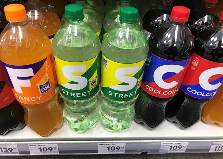 Image of soft drink shelves in Moscow, highlighting Coca-Cola and McDonald's brand challenges - Global Banking & Finance Review