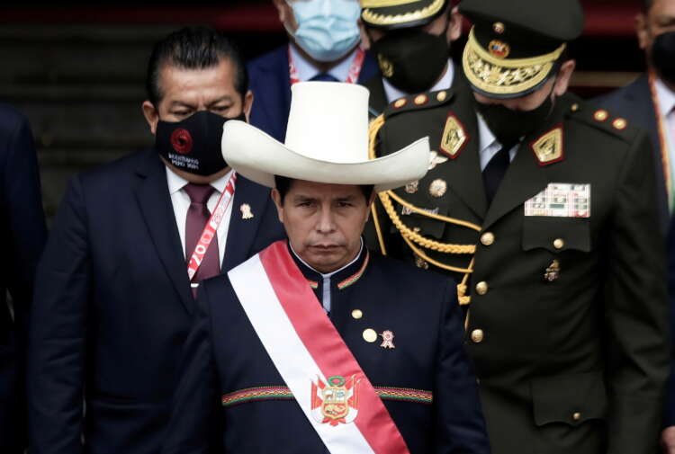 Image for Peru’s Castillo, in first speech as president, pledges to heal colonial wounds