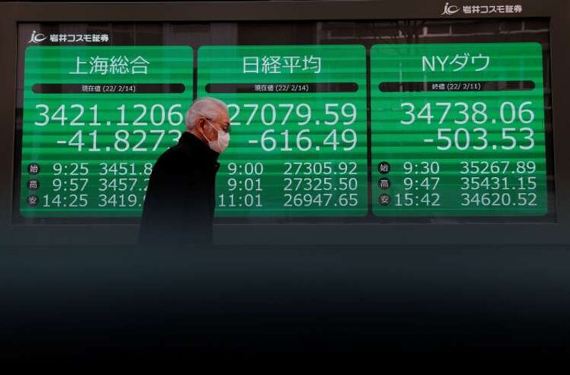 Image for Stocks and bond yields fall on Taiwan tensions