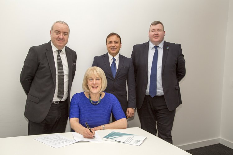 Mike Franco and Anne Chisholm sign partnership agreement for CISI at Liverpool John Moores University - Global Banking & Finance Review