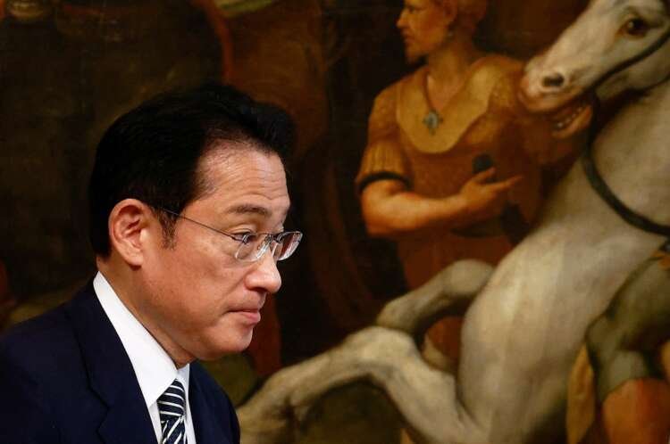 Italian PM Draghi meets with Japanese PM Kishida in Rome