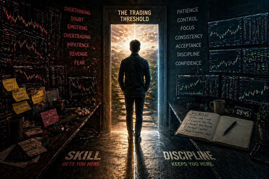 Image for The Trading Threshold: The Point Where Skill Stops Helping and Discipline Takes Over