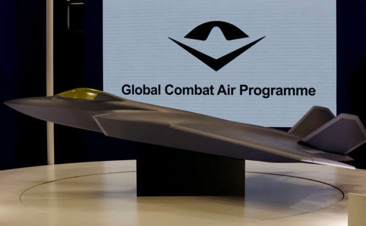 Concept model of the next-generation fighter jet showcasing UK, Japan, and Italy collaboration - Global Banking & Finance Review