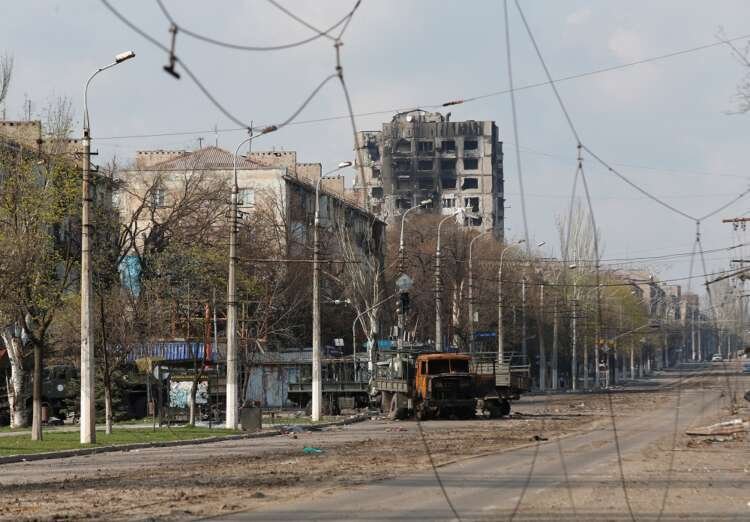 Image for Russia says all urban areas of Mariupol cleared of Ukrainian forces