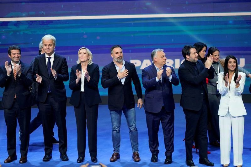 Viktor Orban and Marine Le Pen at far-right Patriots summit in Madrid - Global Banking & Finance Review