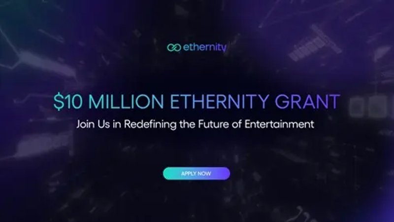 Image for Ethernity Chain Unveils $10 Million Grant Program to Empower Founders