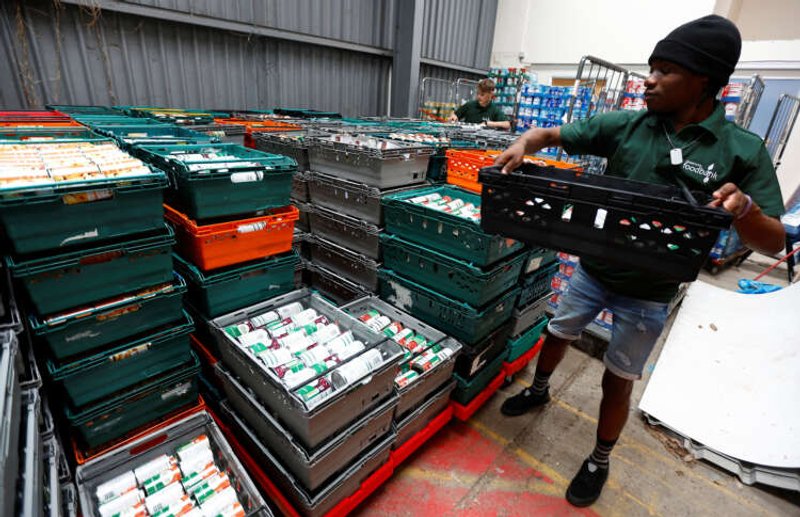 Image for One in seven Britons faced hunger in 2022, says food bank charity
