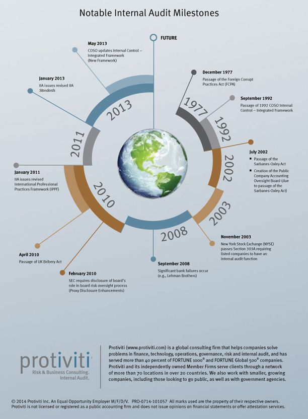 IA Around the World 2014 - Protiviti Infographic