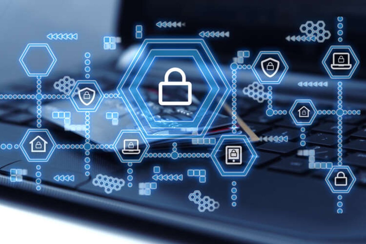 Cybersecurity network with padlock icon, symbolizing financial sector risks - Global Banking & Finance Review