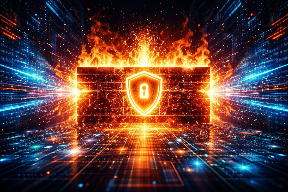 Conceptual image representing digital firewall strategies against invoice fraud - Global Banking & Finance Review