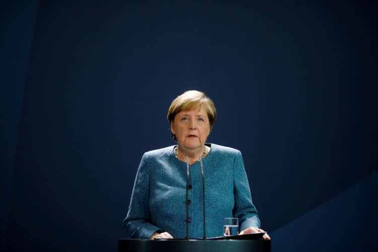 Chancellor Merkel addressing media on Germany's budget outlook amid debt concerns - Global Banking & Finance Review