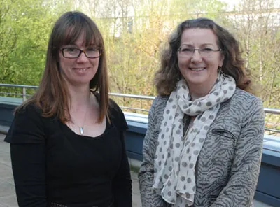 Lesley Gourlay and Wilma Teviodale