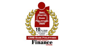 CIMB Bank Philippines awarded Best Digital Bank 2020 - Global Banking & Finance Review