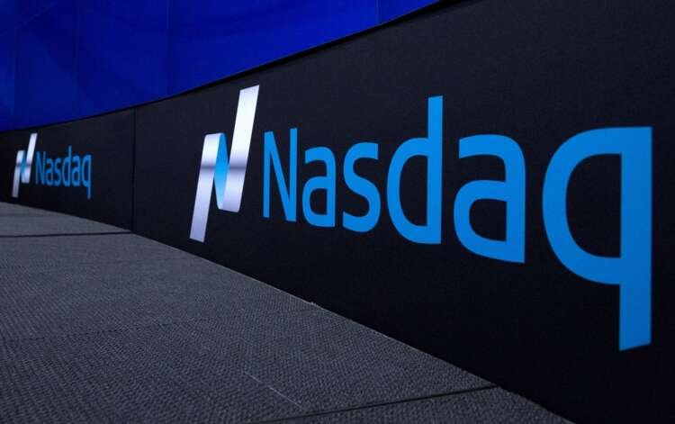 Nasdaq logo at Market site representing new trading platform for pre-IPO stocks - Global Banking & Finance Review