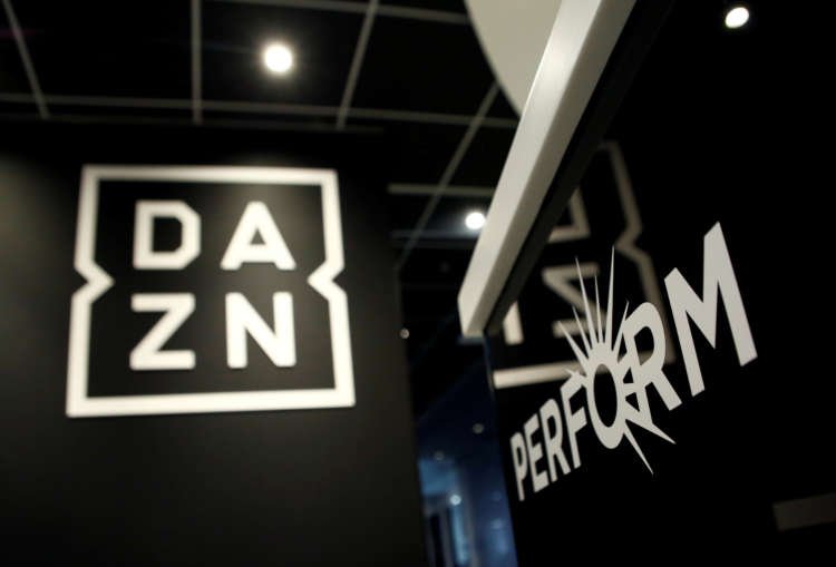 DAZN logo displayed in Tokyo office, reflecting streaming service for Serie A - Global Banking & Finance Review