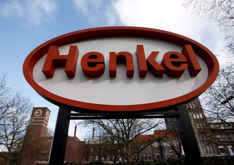 Henkel logo in Duesseldorf representing companies impacted by exiting Russia - Global Banking & Finance Review