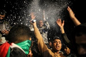 Palestinians celebrate ceasefire news, shedding tears of joy - Global Banking & Finance Review