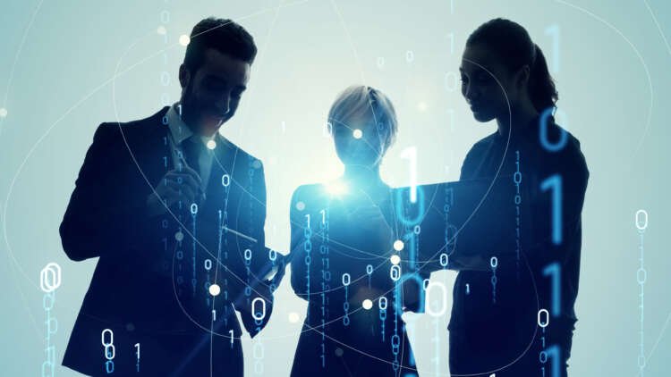 Business network concept. Group of businessperson. Teamwork. Human resources. Digital transformation.