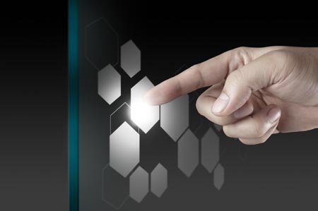 User interacting with biometric technology for e-commerce fraud prevention - Global Banking & Finance Review