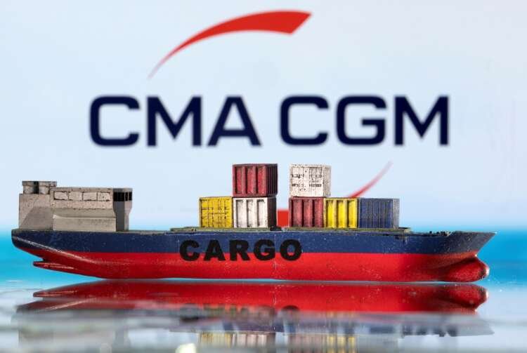 CMA CGM cargo ship with logo symbolizing acquisition of Gefco in auto logistics - Global Banking & Finance Review