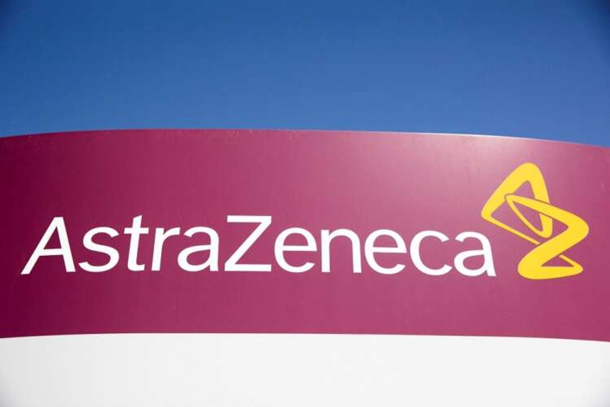 AstraZeneca logo displayed outside headquarters, reflecting its role in COVID-19 vaccine distribution - Global Banking & Finance Review