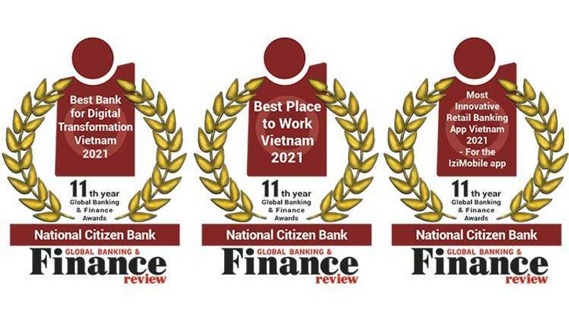 Image for National Citizen Bank honored with awards in the 2021 in the Global Banking &amp; Finance Awards®