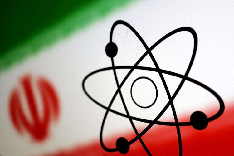 Atom symbol overlaid with the Iran flag representing nuclear negotiations - Global Banking & Finance Review