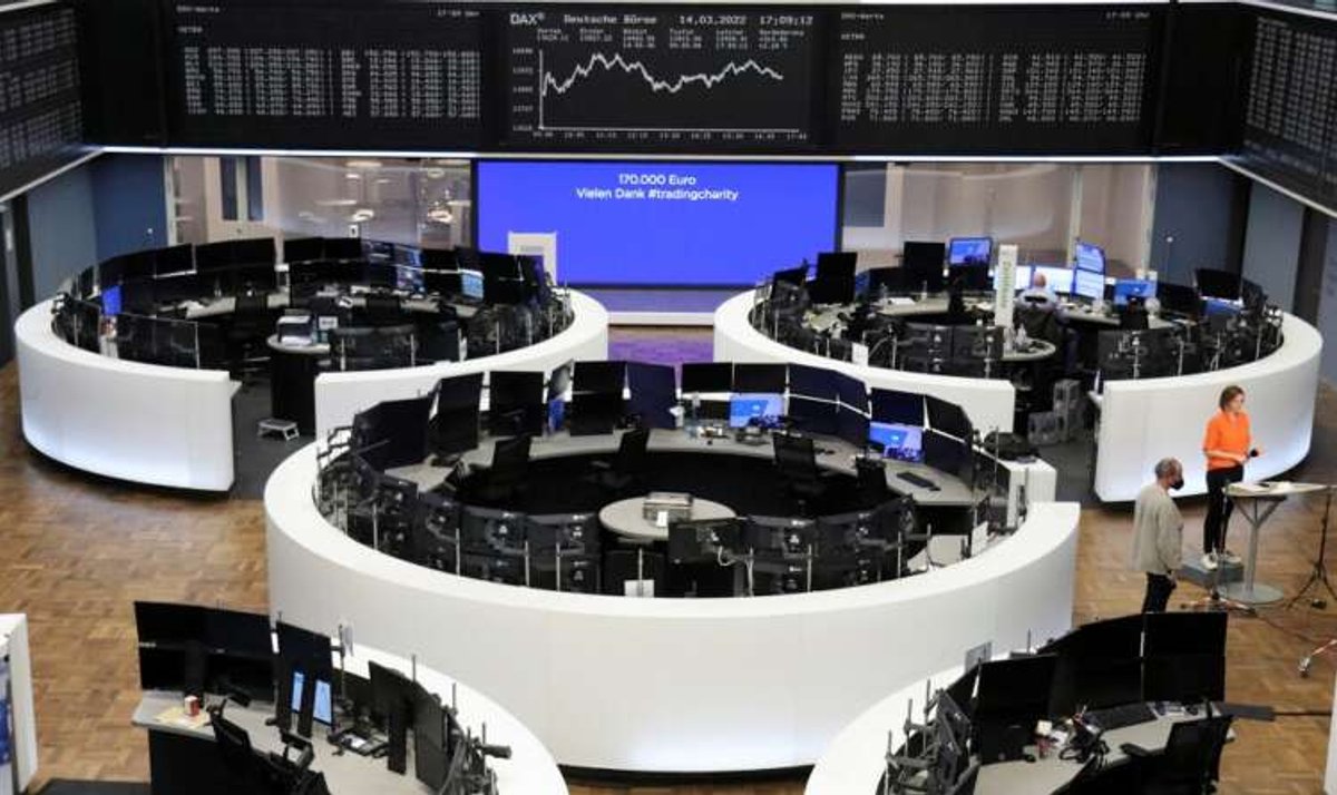 German share price index DAX graph is pictured at the stock exchange in Frankfurt