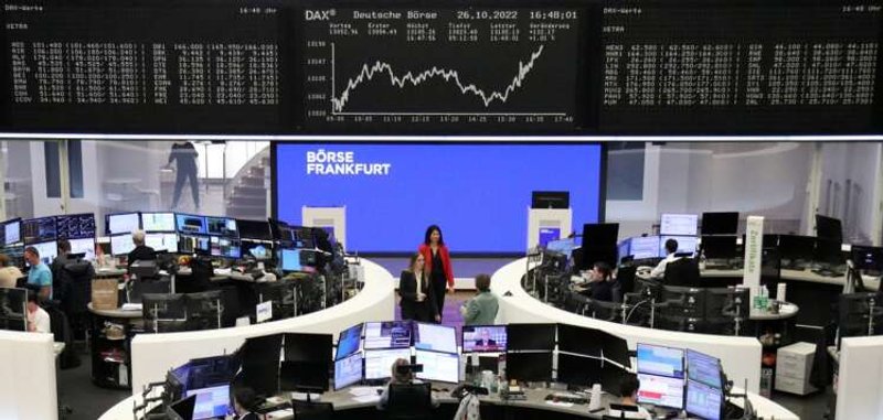 Image for European stocks cut losses as ECB hikes rate as expected