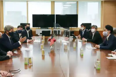 Image for U.S. climate envoy Kerry visits Japan, China for talks on emissions