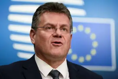 Image for EU rejects most UK demands on Northern Ireland trade, concedes on steel