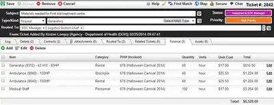 Image for EMERGENCY OPERATIONS CENTERS BENEFIT FROM A COMMON PLATFORM FOR FINANCIAL TRACKING AND OTHER CROSS DEPARTMENTAL TASKS