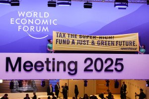 Greenpeace activists protest at Davos, advocating for taxing the super-rich - Global Banking & Finance Review