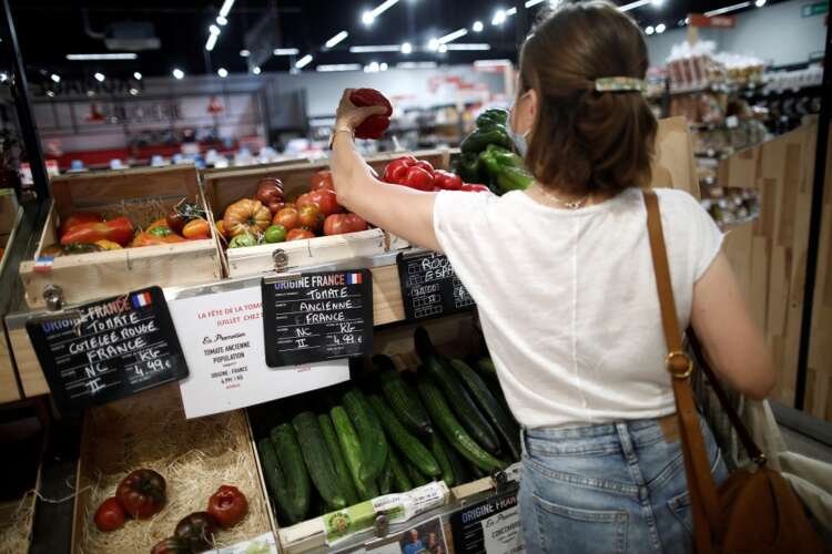 Image for French April inflation higher than expected at record 5.4%