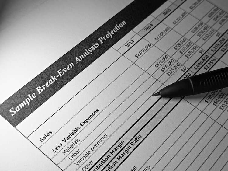 Graph illustrating break-even analysis for finance and business profitability - Global Banking & Finance Review