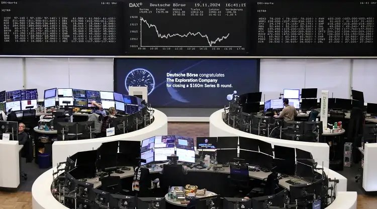 Image for European stocks echo global market downturn on tariff risk; auto shares slump