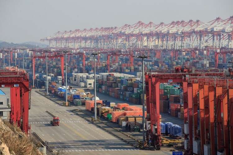 Containers at Yangshan Deep Water Port symbolize China's economic challenges - Global Banking & Finance Review