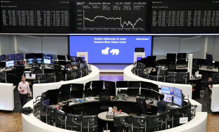 Image for European shares rise on easing energy supply worries; Draghi speech in focus