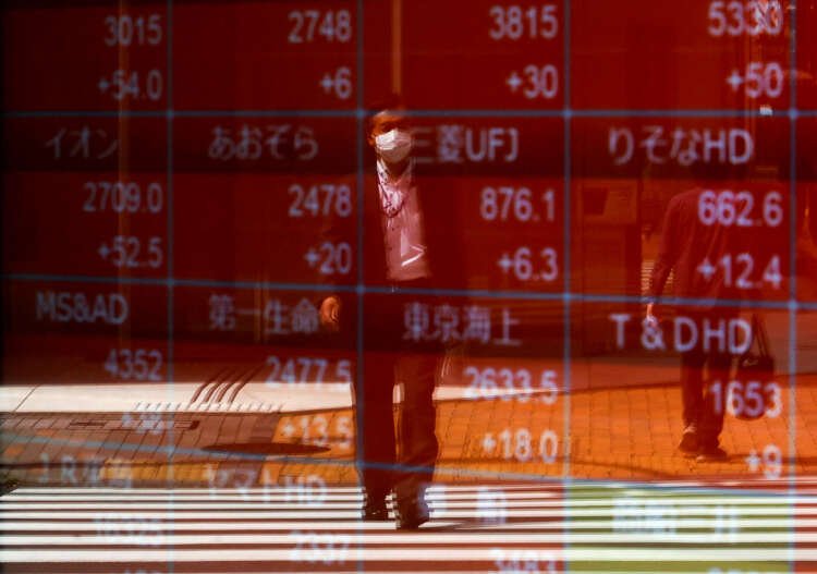 Image for Asia stocks nudge higher, gains capped by China worries