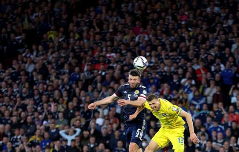 Image for Soccer-Ukraine beat Scotland to keep World Cup dream alive