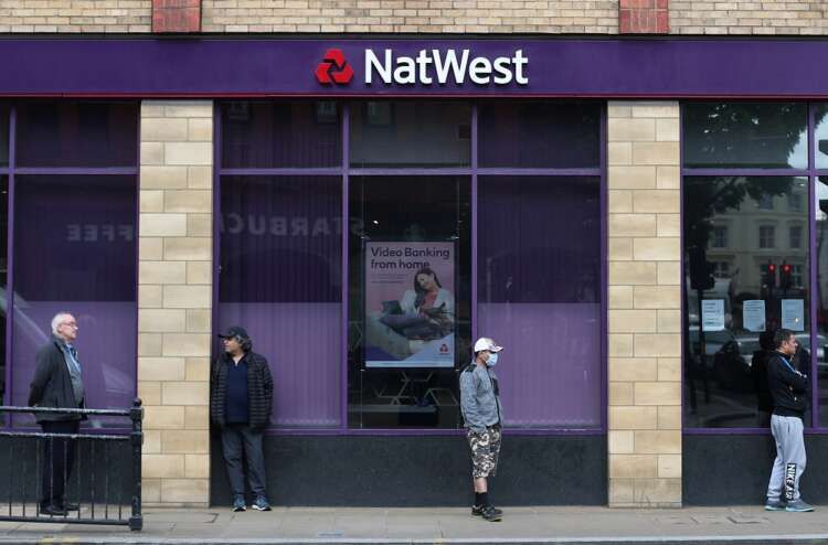 Image for NatWest shares plunge after warning on rising costs