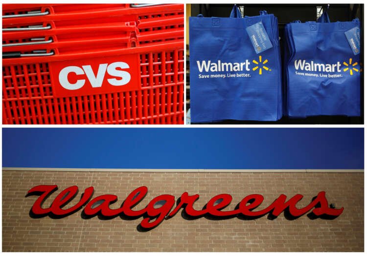 Image for CVS, Walmart, Walgreens agree to pay $13.8 billion to settle U.S. opioid claims – sources